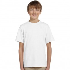 Gildan Kids White 100% Softstyle cotton T-Shirts